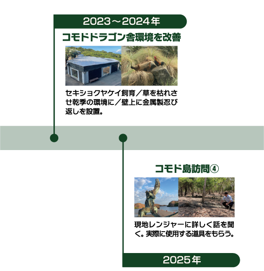 コモドドラゴン導入への歩み4
